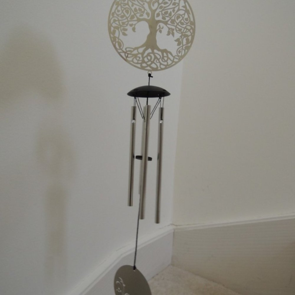 Wind Chimes Tree Of Life Intricate Design Musically Tuned Woodstock Chimes NEW